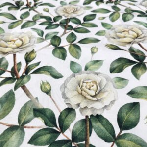 Creton impermeabil imprimeu floral
