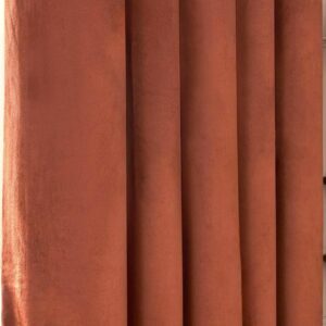 Catifea draperie terracotta
