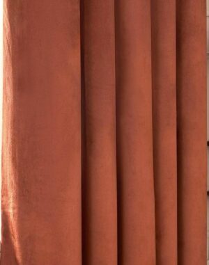 Catifea draperie terracotta