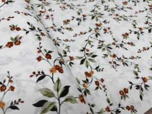Bumbac ranforce imprimeu floral